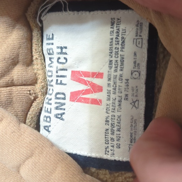 Vtg Y2K Abercrombie Spoof Hoodie Sweatshirt Champion Mens football - Picture 3 of 4